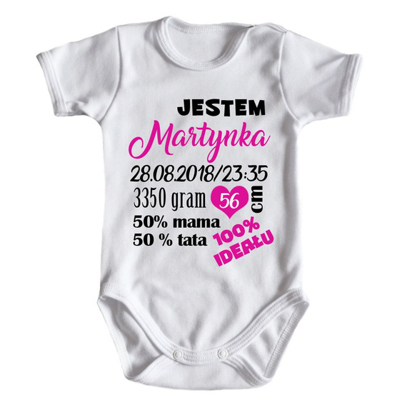 Body krótki rękaw z metryczką  Moocha czarny