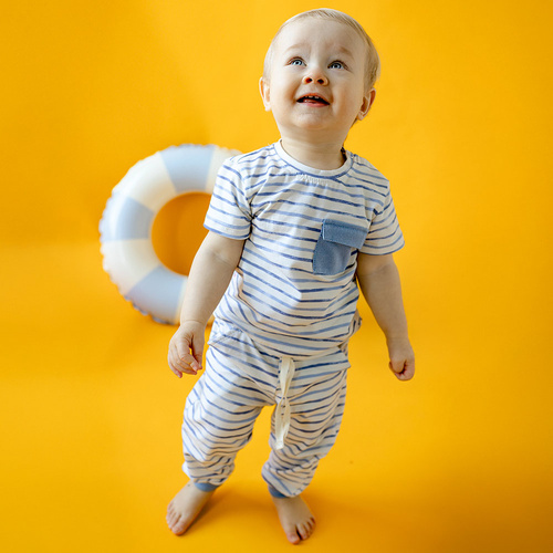 Elephant Spodnie bawełniane Eevi- paski