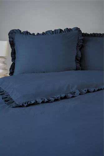 Pure 23 Pościel bawełniana jednobarwna Detexpol denim