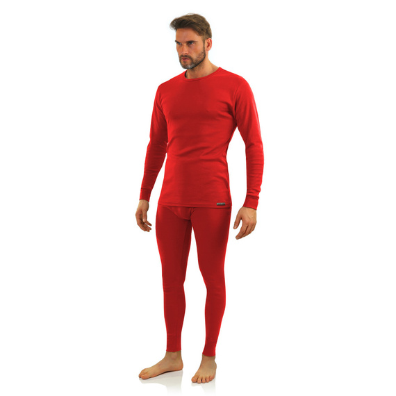 114 Kalesony męskie bawełniane Sesto Senso - bordowy