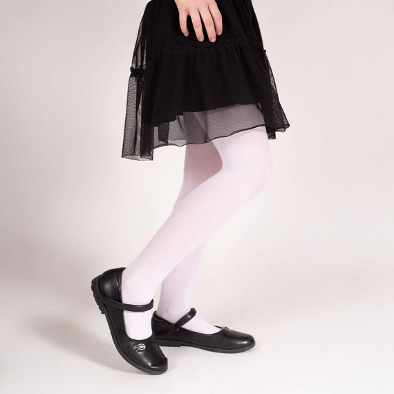 141750 Rajstopy gładkie 40 den Nicol - biały