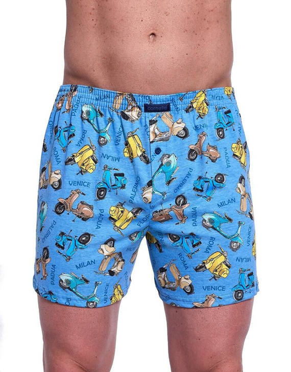 001/172, 011/172 Classic Bokserki męskie Cornette niebieski