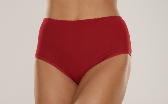 018 Sara Figi wysokie De lafense - bordowy