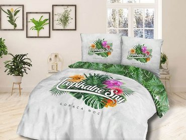 61472/1 Pościel Bawełniana Tropikalne sny Gorąca noc Darymex