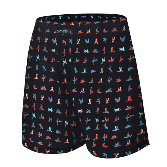 Cornette 001/140 011/140 Classic Bokserki męskie -granatowy