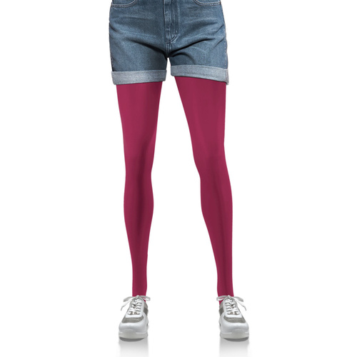 Hiver Rajstopy kryjące 40den Sesto Senso- bordowy