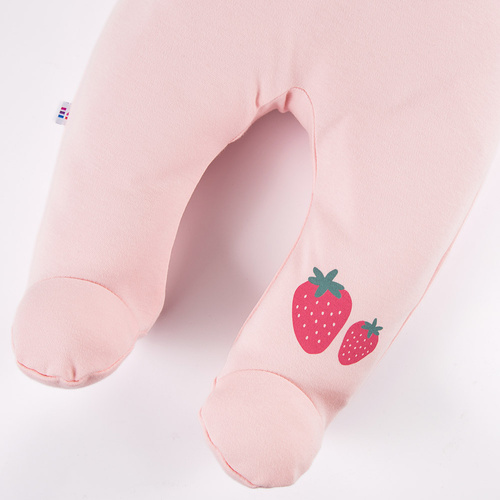 Strawberry & Love Półśpiochy bawełniane Eevi - koral