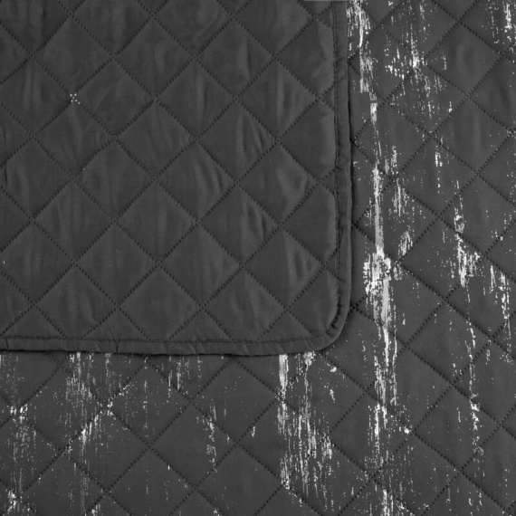 Blink 1 narzuta dekoracyjna Design91 grafitowy/srebrny