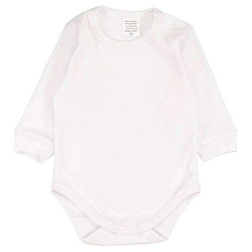 Body gładkie białe długi rękaw Martex