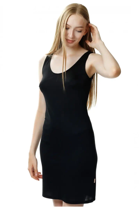 86197 Crystal halka nocna damska Mewa czarny