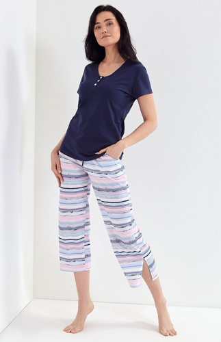 116 Piżama damska Cana granatowy