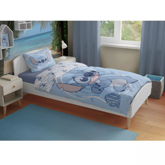 Pościel dziecięca Faro Lilo i Stitch 100x135 bawełna 115 g/m² + poszewka 40x60 bajkowa