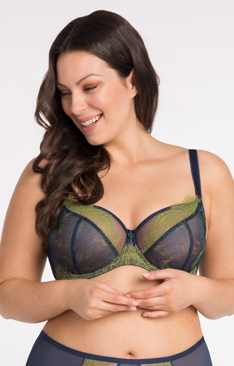 Gorsenia K 798 Arianna Biustonosz miękki - granatowy