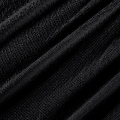 Prześcieradło Jersey 4 Eurofirany z gumką bawełna elastan 190 g/m² czarne