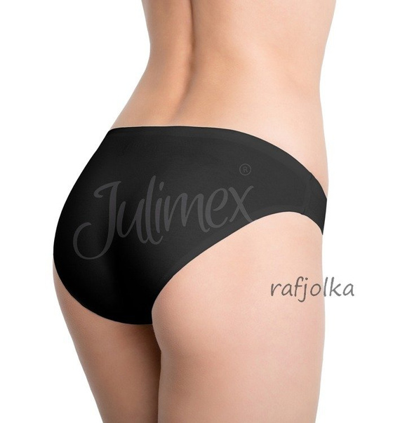 Figi Hi Cut Panty Cotton- czarny