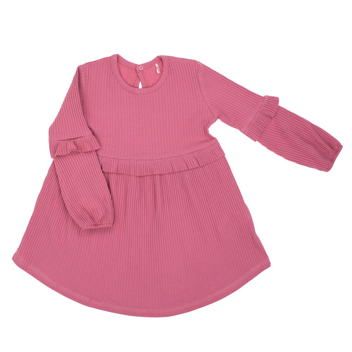 216167 Lala – sukienka dziewczęca Nicol, bawełna, długi rękaw