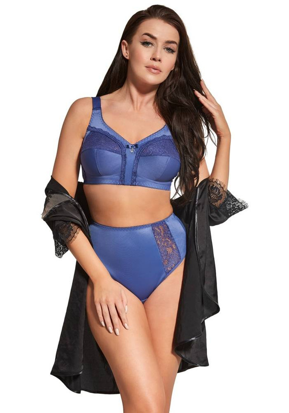 585 Biustonosz Miękki bez fiszbin Maxi Viki -atramentowy