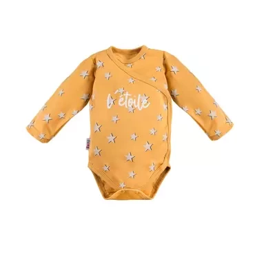 UNIQUE Body Kopertowe z napisem Ewa Klucze- żółty druk