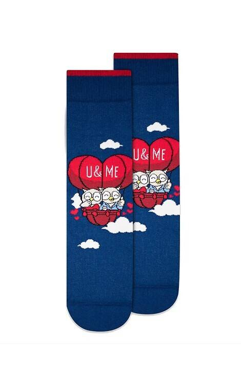 U04.156 Walentynki Skarpety Wola - 987 navy