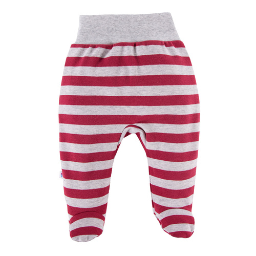 Ancymon Półśpiochy bawełniane 2-pak Eevi - szary/czerwony