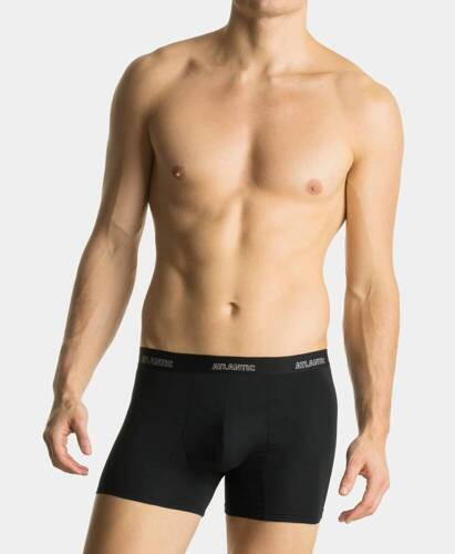MH-1195  Bokserki męskie Atlantic  czarny