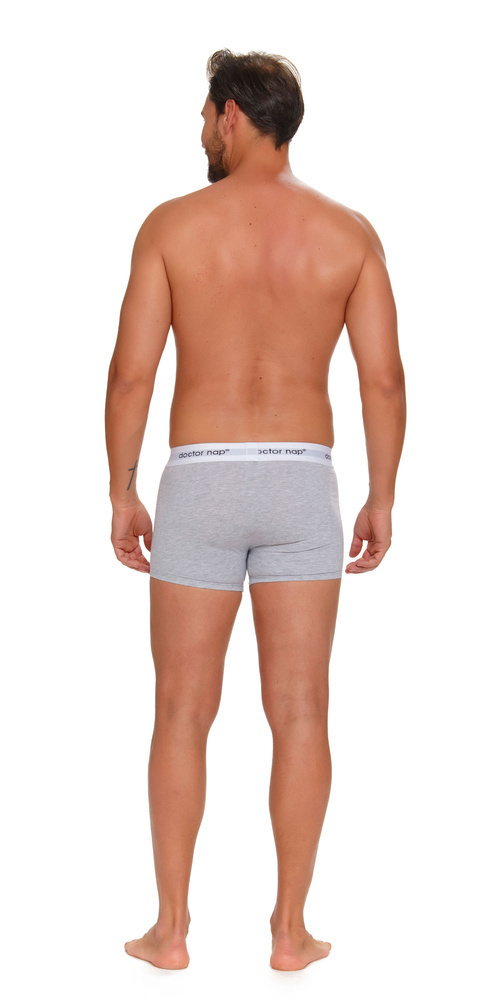 5277 bokserki męskie 3-pak Doctor Nap - black melange red