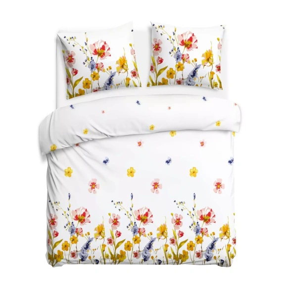 Pościel flanelowa Darymex 31521/1 kwiaty bawełna 160 g/m² ciepła