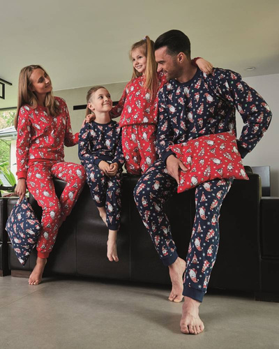 264/140, 263/140 Gnomes 3 Piżama chłopięca Cornette -jeans