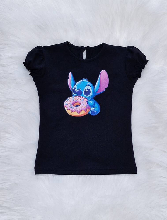 Stworek Koszulka dziecięca krótki rękaw Bambarillo czarny