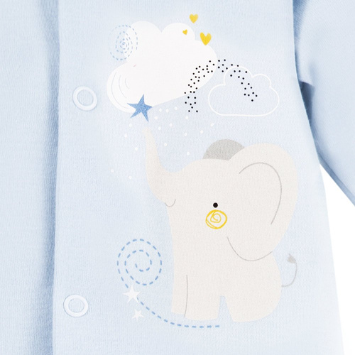 Mellow Pajac z nadrukiem Ewa Klucze - niebieski