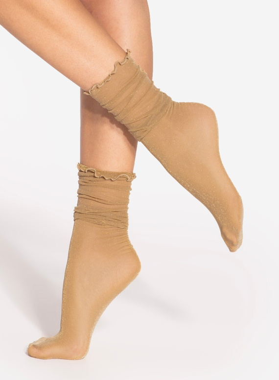 Spring Vibes wz.08 Skarpetki Damskie 15 den Gatta -visone-gold