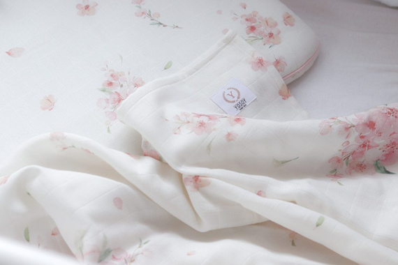 Poduszka muślinowa Blue Rainbow Yosoy