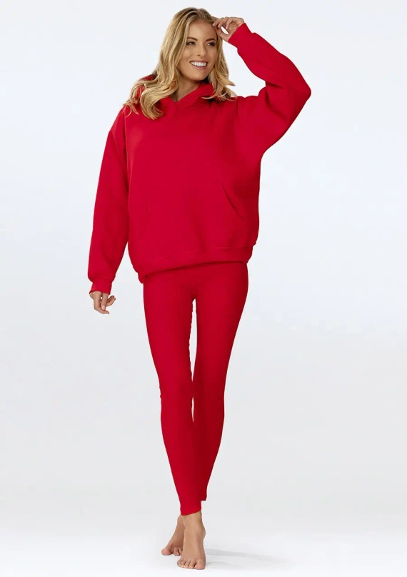 Oseye Dresowy komplet damski Dkaren - czerwony