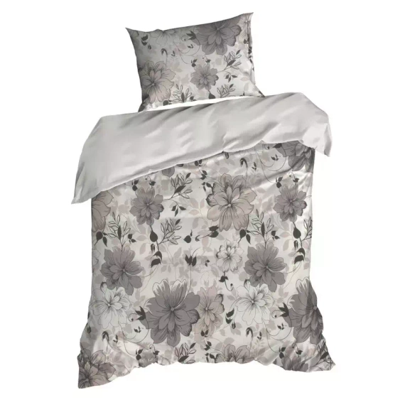 Spring 09 Kwiaty pościel satynowa Eurofirany bialy