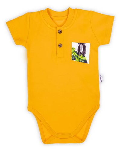 186095 Tukan Body z krótkim rękawem Nicol - pomarańczowy