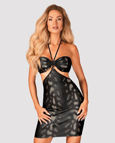 Vivianty Dress Sukienka Obsessive - czarny