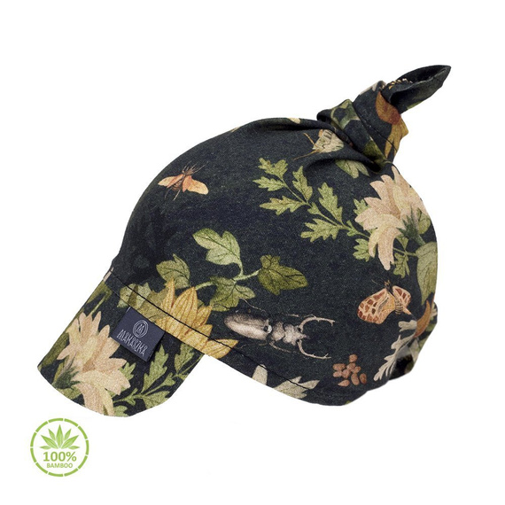 Chustka z daszkiem na gumce 100% Bamboo Fairies - Makaszka