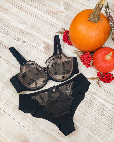 BS 1068 Cordelia  Biustonosz Miękki Gaia- czarny 