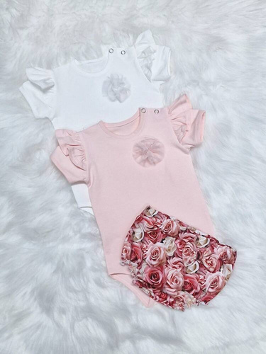 Rozalia Bloomers bawełniany Bambarillo różowy
