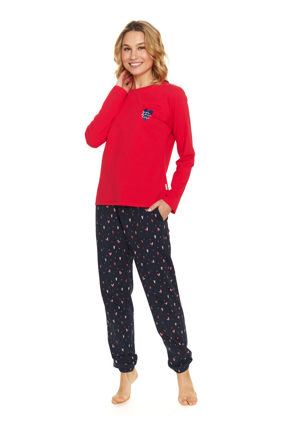 7130 Piżama Damska Doctor Nap - hearts