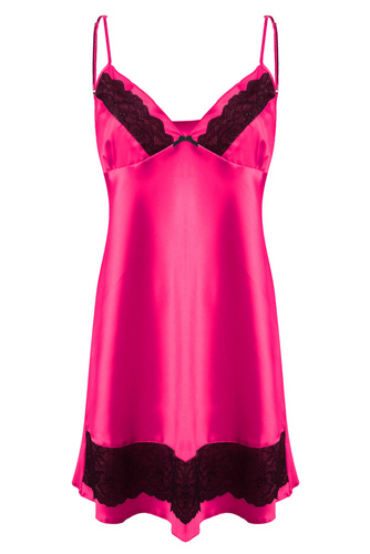 Iris Halka satynowa koszulka damska DKaren - pink