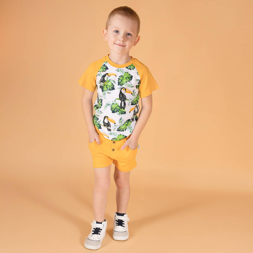 186187 Spodenki krótkie "Tukan" Nicol - pomarańczowy