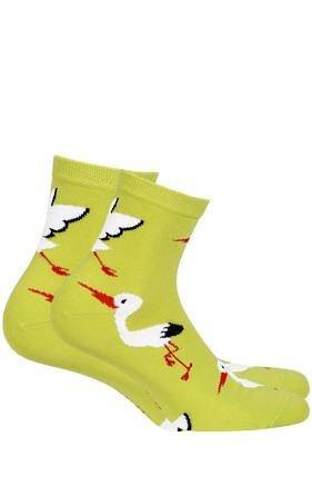 G84.01N Skarpety Damskie wzorowane Gatta 766 white/lurex