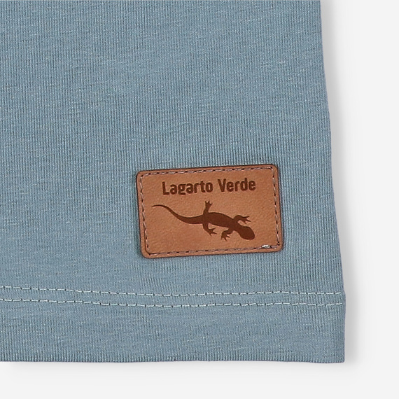 KAR-2009/NIE T-shirt dla chłopca Lagarto Verde niebieski