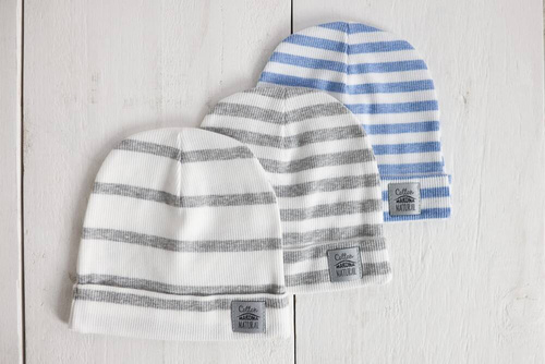 4247S "Greco" Czapeczka niemowlęca Makoma szary