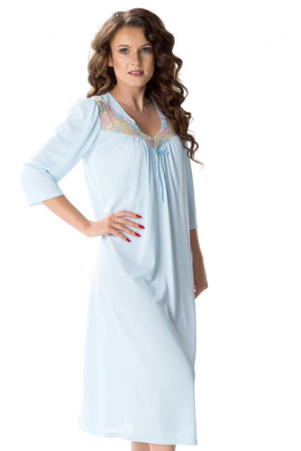 6351 Diana Spring koszula nocna damska Mewa niebieski