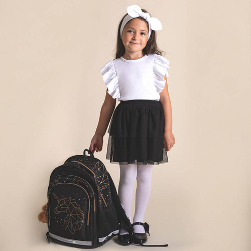 163574 Bluzka bawełniana z krótkim rękawem Nicol  - biały