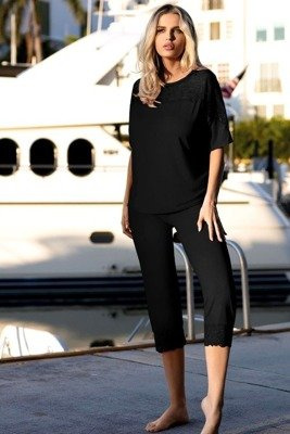 Ara Komplet Piżama Damska DKaren - czarna