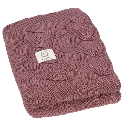 WAVES Kocyk eco cotton Yosoy Ivory