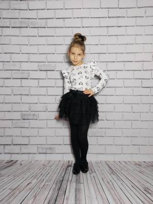 Love bluzka z długim rękawem Bambarillo biały